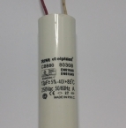 Condensatore: per lampade a scarica; 12uF; 250VAC; ±10%; ∅30x95m